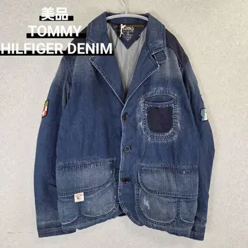 새상품급 TOMMY HILFIGER DENIM 패치워크