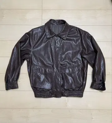 Wrangler 리버서블 에코 가죽 자켓 brown