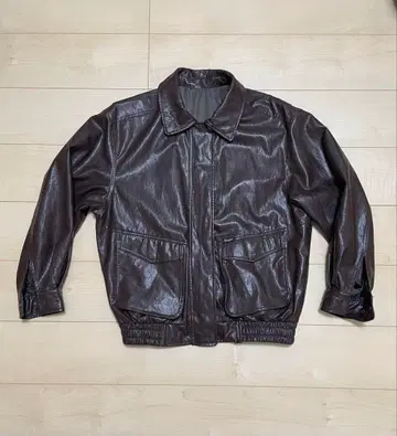 Wrangler 리버서블 에코 가죽 자켓 brown