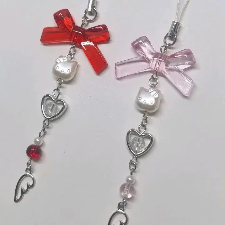 #15 | Ribbon Kitty Bead Keyring