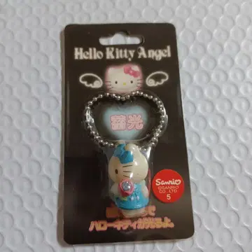 2000년 헬로키티 엔젤 키링 축광 레트로 당시물