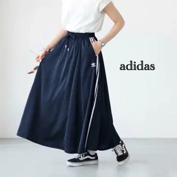 [ adidas ] 새틴 롱 스커트 [ 안티카 ]