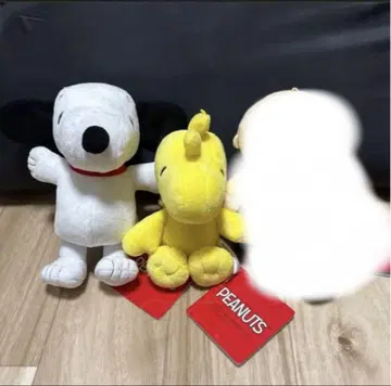 스누피 우드스탁 봉제 인형 세트
