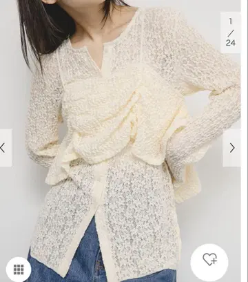 KBF 뷔스티에 SET 레이스 상의 아이보리