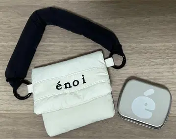 enoi 파우치 화이트 블랙 부품 케이스 포함 부품 없음