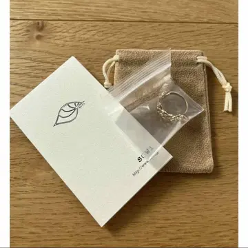 새상품 sowi [ K10 ] 패턴 글리터 반지 시스루 반지