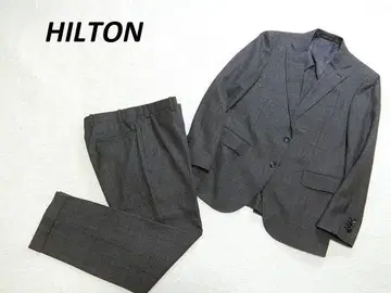 새상품급 HILTON 힐튼 2버튼 싱글 수트 브라운 그레이 A5