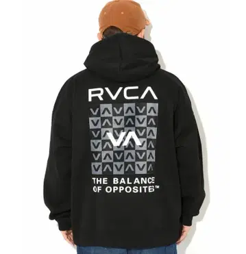 새상품 RVCA BALANCE BOX HD 후드 맨투맨 블랙 L