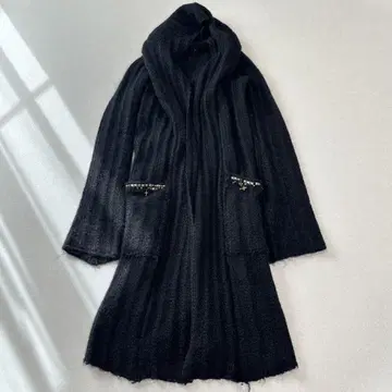 if six was nine mohair cardigan skull M