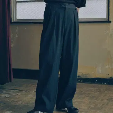 인디고 블루 그루카 치노 팬츠 S 사이즈