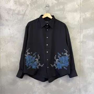 ADO x HARE 로즈 자수 셔츠 완전 수주 판매 상품 하레