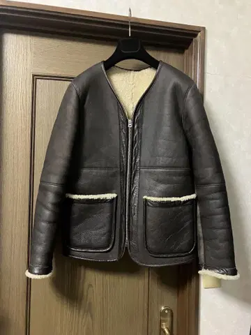 론 허먼 무스탕 자켓 가죽
