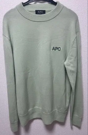 [ 새상품급 ] A.P.C. 민트 그린 스웨터 남성용 XS