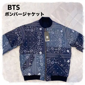 미사용 택 포함 레어 BTS 팝업 봄버 자켓 연예인 착용