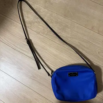 케이트 스페이드 파란색 나일론 숄더백