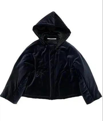 tenne handcrafted modern 벨벳 후드 자켓