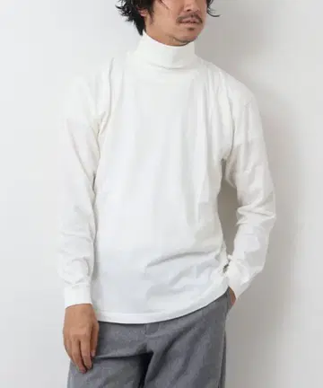 BARNS OUTFITTERS 오가닉 코튼 터틀넥 롱 T L