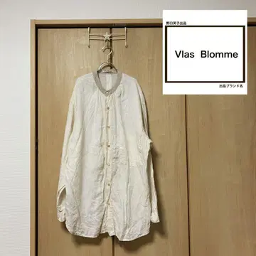 Vlas Blomme 라스블람 린넨 셔츠 스트라이프