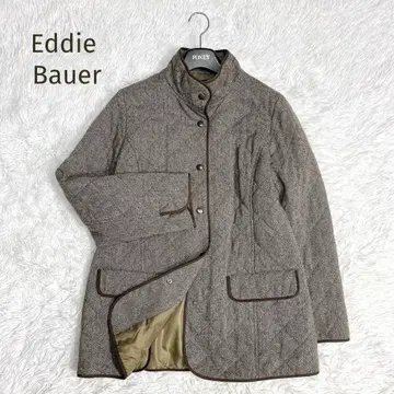 Eddie Bauer 퀼팅 자켓 체크 사이즈 PL