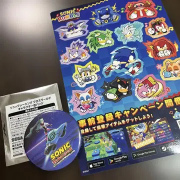 TGS2025 소닉 레이싱 하츠네 미쿠 캔뱃지 스티커