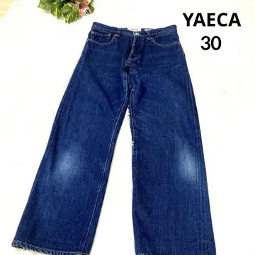 야에카 YAECA 4-13WW 30 인디고 다크 네이비 스트레이트 데님