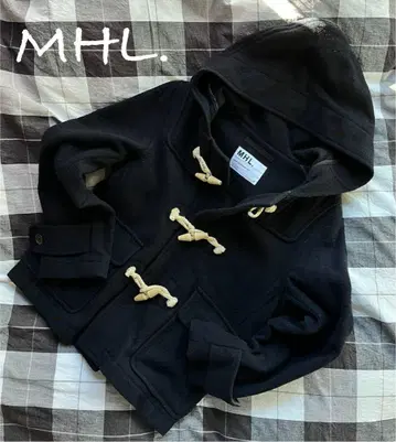 MHL. 마가렛호웰 더플 코트 네이비