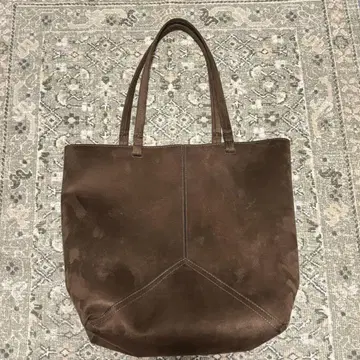 H&M 브라운 스웨이드풍 토트백