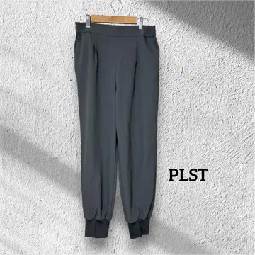 PLST 플라스테 트리아세테이트 블렌드 슬릿 조거 팬츠 L 사이즈 워셔블
