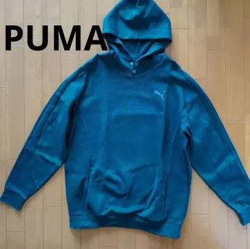 PUMA 후드 부착 트레이닝복 후드티 L 다크 블루