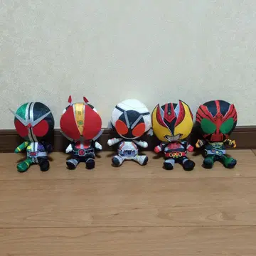 가면라이더 봉제 인형 5체 세트