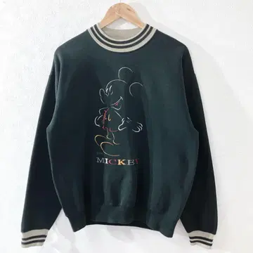 90s 벨바쉰 미키 맨투맨 남성용 M USA제 구제 의류