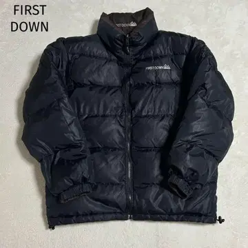 컨디션 최상 퍼스트 다운 다운 자켓 리버서블 블랙 M