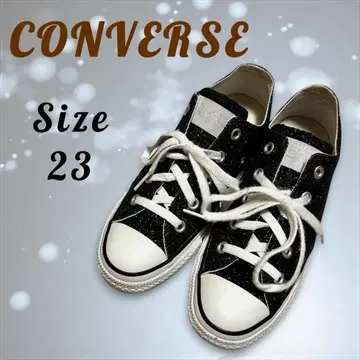 CONVERSE 컨버스 글리터 라메 여성용 신발 23cm