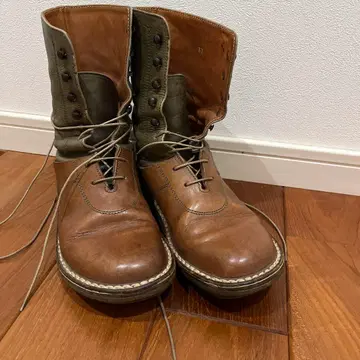 트리픈 레이스업 부츠 투톤 37 여성용 약 23.5cm