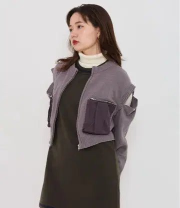 TINA: JOJUN 밀리터리 니트 가디건