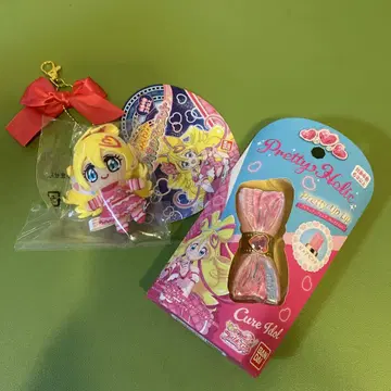 [새상품] 큐어 아이돌 마스코트 + 프리티 업 립 큐어 아이돌 세트