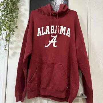 NCAA 앨라배마 대학 후드티 XL 사이즈 레드