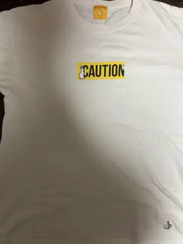 FR2 CAUTION 티셔츠 화이트
