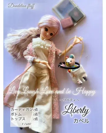 리카짱 의류 옷 갈아입기 세트 22cm 인형 의류