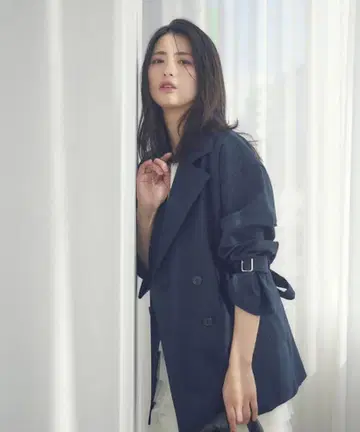 PROPORTION BODY DRESSING 미들 기장 루즈 트렌치