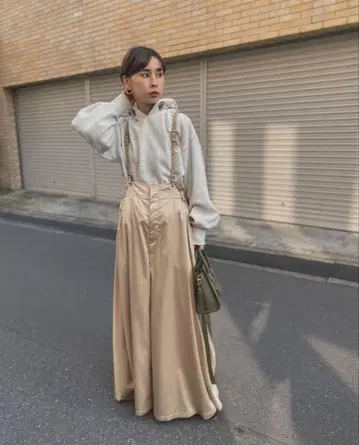 새상품 택 포함 ameri SLENDER SUSPENDER PANT