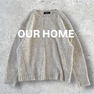 [ 새상품급 ] OUR HOME 울 소재의 베이직 니트