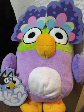 Bluey 올빼미 말하는 봉제 인형 미사용 새상품