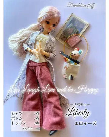 리카짱 의류 옷 갈아입기 세트 22cm 인형 의류