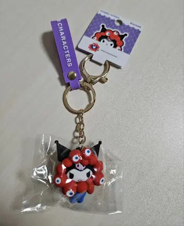 오사카 간사이 만박 산리오 미야쿠미야쿠 입체 키링 쿠로미