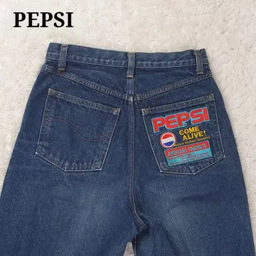 90s 펩시 PEPSI 데님 팬츠 자수 로고 빈티지 28