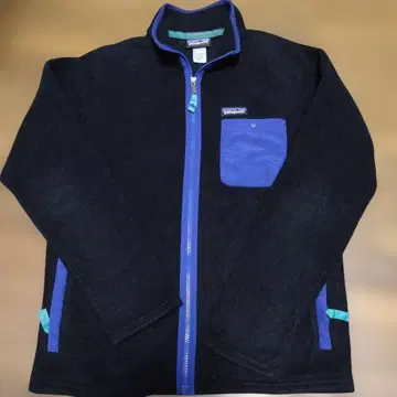 Patagonia 플리스 자켓 블랙/파랑 신틸라