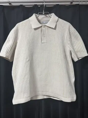 ZARA 니트 피케 셔츠