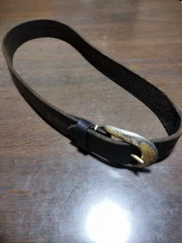 풀카운트 가죽 벨트 블랙 금속 버클 차심