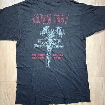 ARCH ENEMY 90s 밴딩T 1997 재팬 투어 초기 L